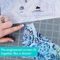 thumbnail image 6 of Milue Crazy Quilt 5 Stencil Kit Sewing Template Ruler Crazy Templates Quilt Ruler Set, 6 of 11