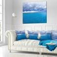 thumbnail image 3 of Designart Livorno Port Lighthouse - Seascape Throw Pillow - 18x18, 3 of 5