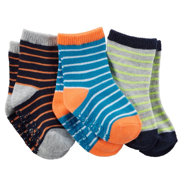 Goldbug - Carters Baby Boys 3-Pack Striped Crew Socks ... Goldbug - Carters Baby Boys 3-Pack Striped Crew Socks ...