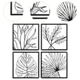 thumbnail image 4 of 4 Uds. de Arte de la pared Decoración de hoja de Metal, adorno colgante en la pared, obra de arte artística, decoración de pared para entrada, balcón,, 4 of 7