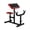 Black, variant on POWER GUIDANCE Adjustable Preacher Curl Bench, Heavy Duty Barbell Curl Rack with Multi-Height Seat & Arm Support, Max 265 LBS Capacity Bicep Training Station for Home Gym Strength Workout