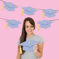 Graduating Promotion Hat Big Dot of Happiness Light Purple Graduation Cap Decorations, DIY Large ...
