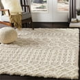 thumbnail image 2 of Surya Urban Shag USG-2303 79x79" Square Fabric Area Rug in Cream/Light Beige, 2 of 9
