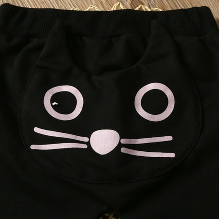 

Cute Baby Children Kids Boys Girls Cartoon Cat Harem Pants Trousers Pants