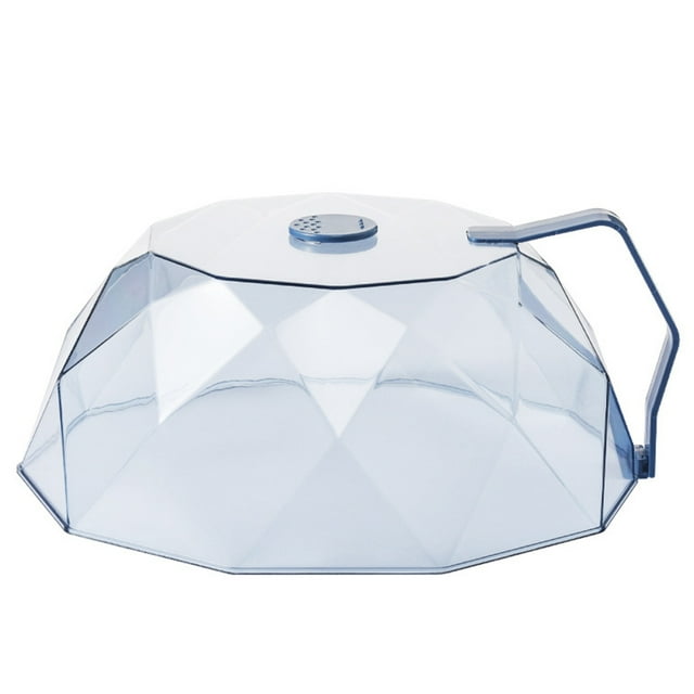 CIMAXIC Couvercle Anti-Huile pour Four à Micro-Ondes Réutilisable avec Poignée, 10.83"X10.24"X4.72 Pouces