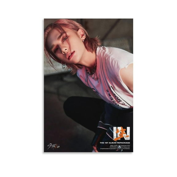 Hyunjin Stray Kids GO Life God's Menu IDOLS Canvas Art Poster And Wall Art Picture Print Modern Family Bedroom Decor Posters