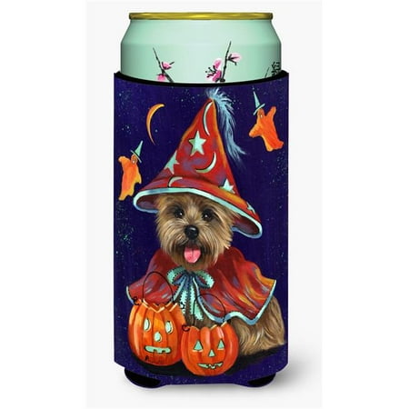 

22-24 oz Cairn Terrier Halloween Witch Tall Boy Hugger