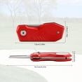 thumbnail image 4 of Outil de Réparation de Terrain de Golf Portable Marque de Terrain Réparation Fourche Équipement Fourche de Terrain de Golf Rouge, 4 of 9