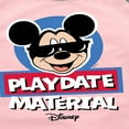 thumbnail image 3 of Mickey & Friends - Playdate Material - Toddler And Youth Girls Raglan Graphic T-Shirt, 3 of 4
