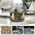 thumbnail image 6 of Yayeee Ashtray with Lid for Cigarette Smokeless Stainless Steel Home Ash Holder, Ghost in Strawberry Fields, 6 of 7