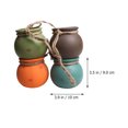 thumbnail image 2 of 1 Set Dangling Flowerpot Decorative Hanging Flowerpot Ceramic Plants Pot Balcony Planter, 2 of 8