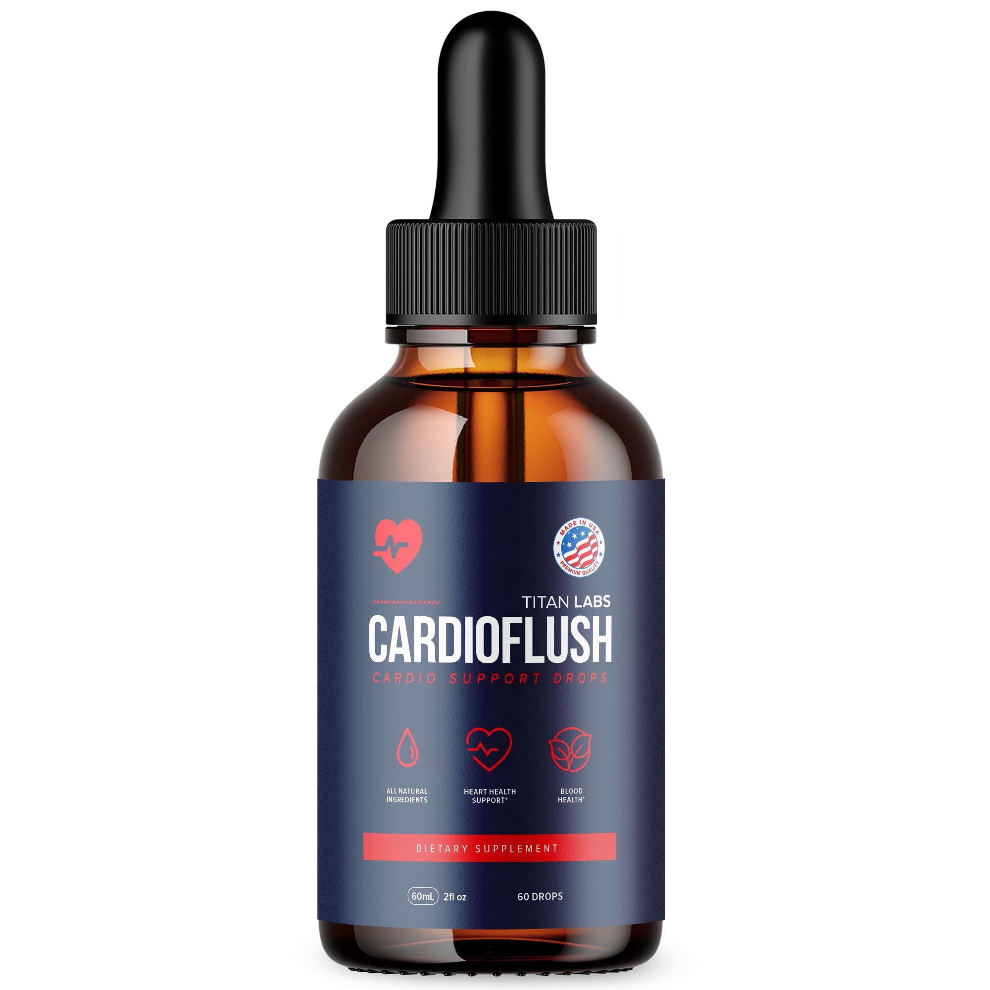 Cardioflush Advanced Formula Drops Blood Balance Support Supplement Cardio Flush 30 Servings