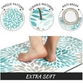 thumbnail image 4 of Anti-Fatigue Kitchen Rugs Set of 2, Kitchen Mats for Floor, Boho Non-Slip Rubber Cushioned Standing Mat, Teal Kitchen Rugs for Kitchen, Floor Home, Office, Sink, 17'''' x 47'''' + 17'''' x 30'''', 4 of 6