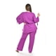 thumbnail image 3 of Set de lino con botones decorativos Roman Fashion /Tallas Extras, 0230 (Morado) violeta 42, 3 of 6