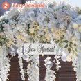 thumbnail image 6 of Masteelf Wooden Hanging Decoration JUST MARRIED Sign for Weddings (White), 6 of 10