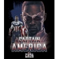 thumbnail image 2 of Boy's Marvel The Falcon and the Winter Soldier Captain America Stance  Graphic Tee Black Large, 2 of 5