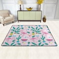 thumbnail image 3 of SKYSONIC Cute Flamingos and Plants Lightweight Carpet Mats Area Soft Rugs Floor Mat Doormat Decoration for Rooms Entrance 36x24 inches, 3 of 6