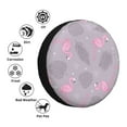 thumbnail image 4 of Kdxio Spare Tire Cover for RV Trailer, Waterproof Wheel Cover,Camper Spare Tire Cover Fit for Rv SUV Truck Travel Trailer 15 inch-Pink Flamingo, 4 of 8