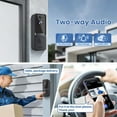 Ersazi Simplisafe Doorbell Smart Doorbell,Smart Wireless Remote Video