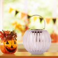 thumbnail image 2 of PENGXIANG 1Pc Solar Lamp Handheld Pumpkin Light Exquisite Lighting Decoration (White), 2 of 5