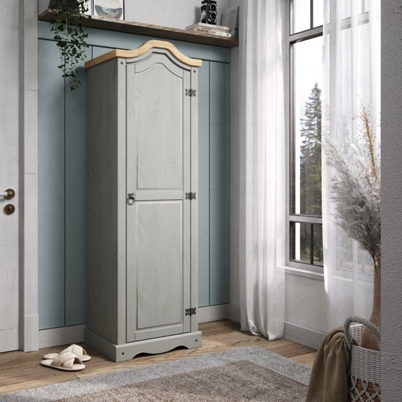 Hall Armoire Corona Gray | Furniture Dash