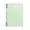 Mint Green, variant on PoyoKee Spiral Notebook, A5 Ring Detachable Journal Notebook, No Bleed Blank Stationery for Work College Office Supplies, 100 Pages, Mint Green