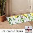 thumbnail image 3 of Yellow Lemon Fruit Leaves White Pattern Door Rugs,Washable Non Slip Door Mats Indoor,Decorative Door Mats,Entry Mat Indoor for Entrance,Bedroom,Kitchen,Bathroom,16"x47", 3 of 6