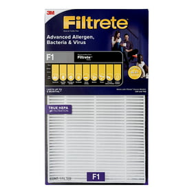 Filtrete by 3M Advanced Allergen, Bacteria & Virus True HEPA Air Purifier Filter, F1
