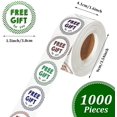 thumbnail image 2 of 1000 Pieces Customer Appreciation Sticker Business Shopping Sticker Self Adhesive Packaging Seal Label Round Thank Sticker for Mailing Retail Envelopes Postcards, 1.5 Inch (Multiple Colors), 2 of 7