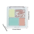 thumbnail image 3 of Leen Crystal Can Stereo Four Color Eyeshadow Milky Plate Pearl Light Summer Cool Eye Makeup, Makeup Eye Shadow, 3 of 4