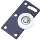 thumbnail image 2 of 8Sets Sliding Door Wheels Rollers Pulleys Runners compatible with Cupboard Wardrobe Cabinet Smoothly & Mute Nyl, 2 of 5