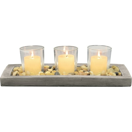 3-Votive Candle Garden