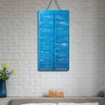 thumbnail image 6 of Felt Wall Mounted Sunglasses Organizer Soft Display Sturdy for Door Closet Blue, 6 of 8