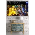 thumbnail image 2 of Las Vegas, Nevada, The Strip at Night (36x54 Giclee Gallery Art Print, Vivid Textured Wall Decor), 2 of 3