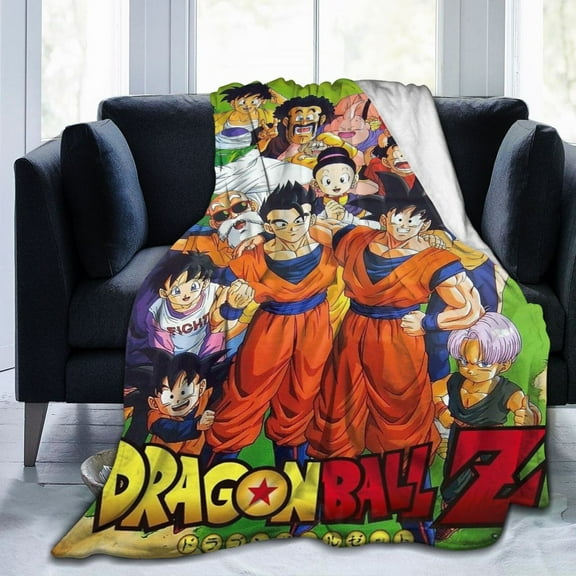 Drag_On Ball Z Blanket Ultra-Soft Throw Blanket For Couch Bed Sofa, Lightweight Warm Bedding Blanket Fleece Bedding 60"X50"