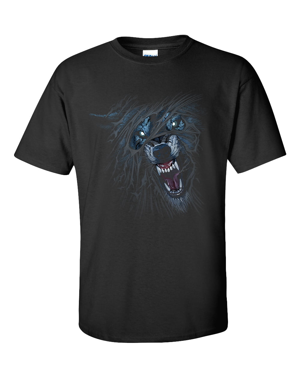 Trenz Shirt Company Wolf Tear Unisex Short Sleeve T-shirt | eBay