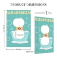 thumbnail image 3 of KLL Dogs Loves Bath Pattern Electrical Outlet Covers, 3" x 5" 1 Pack Electric Receptacle Plug Covers for Decorator Receptacle Outlet & Switch-Style S, 3 of 6