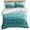 Green, variant on Sky Blue Ombre Bedding 3 Piece Duvet Cover Set Full Size, Modern Abstract Art Ocean Oil Painting Soft Microfiber Comforter Cover with Zipper Closure & Pillowcases, Wrinkle & FadeResistant Quilt Cover