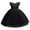 Black, variant on Children's Party Dress Fashion Solid Color Mesh Puffy Dresses Girls' Performance formal Dress with Bowknot 4-10 Years