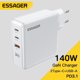 thumbnail image 4 of Cargador rápido PD de 140 W GaN para teléfonos móviles iPhone Huawei (enchufe blanco de la UE) Ehuebsd Para estrenar, 4 of 9