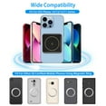 thumbnail image 2 of Magnetic Wireless Power Bank 10000mAh Magnetic Portable Charger MagSafe Wireless Power Bank Fit for IOS Phones 14/13/12/11 Series, 2 of 5