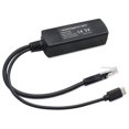 thumbnail image 3 of Paquete de 2 Divisores PoE Gigabit 5 V, USB Tipo C, Adaptador 48 V una y 2,4 A, Compatible con IEEE 802.3Af, 3 of 5