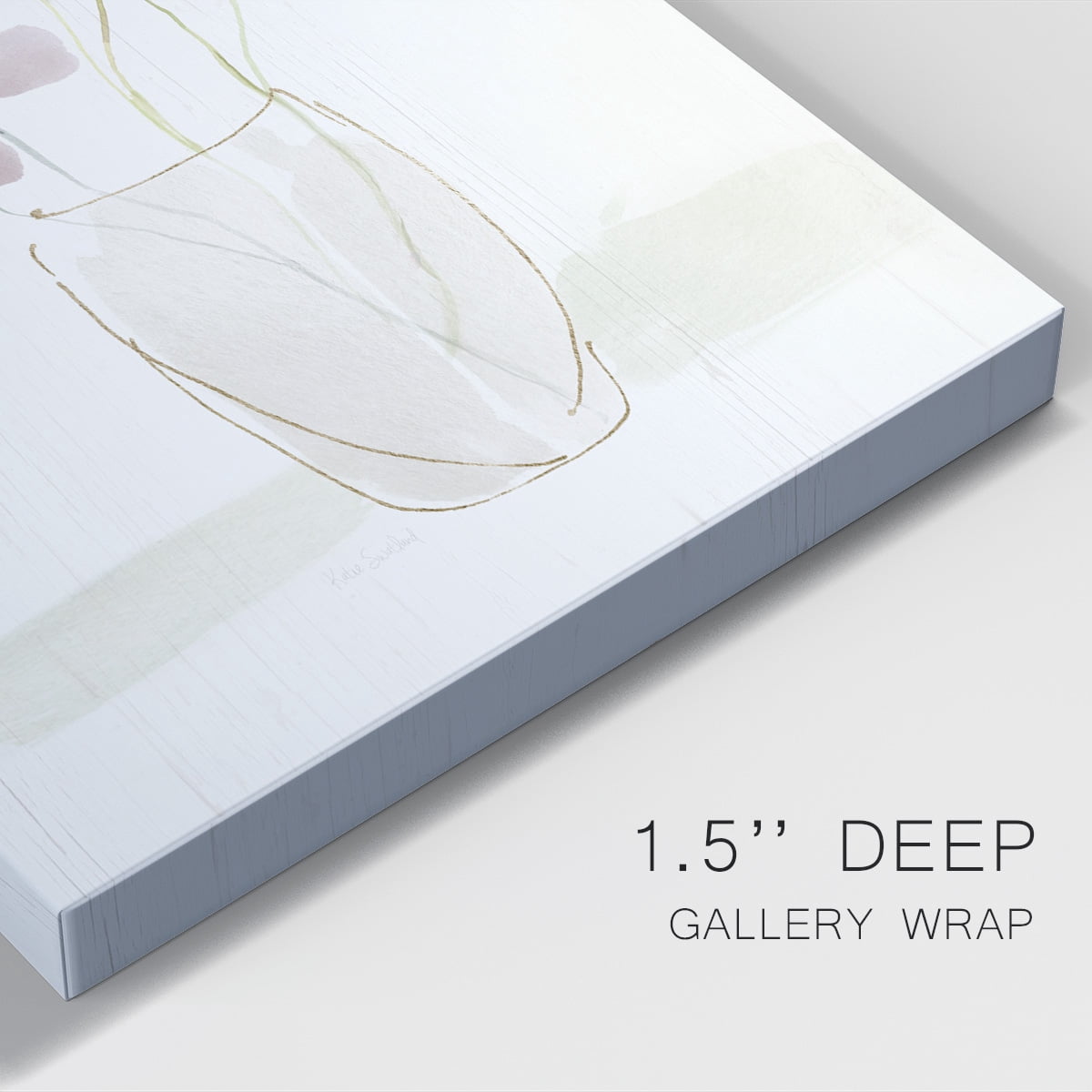 Choose Happy Bouquet II Premium Gallery Wrapped Canvas - Ready to Hang