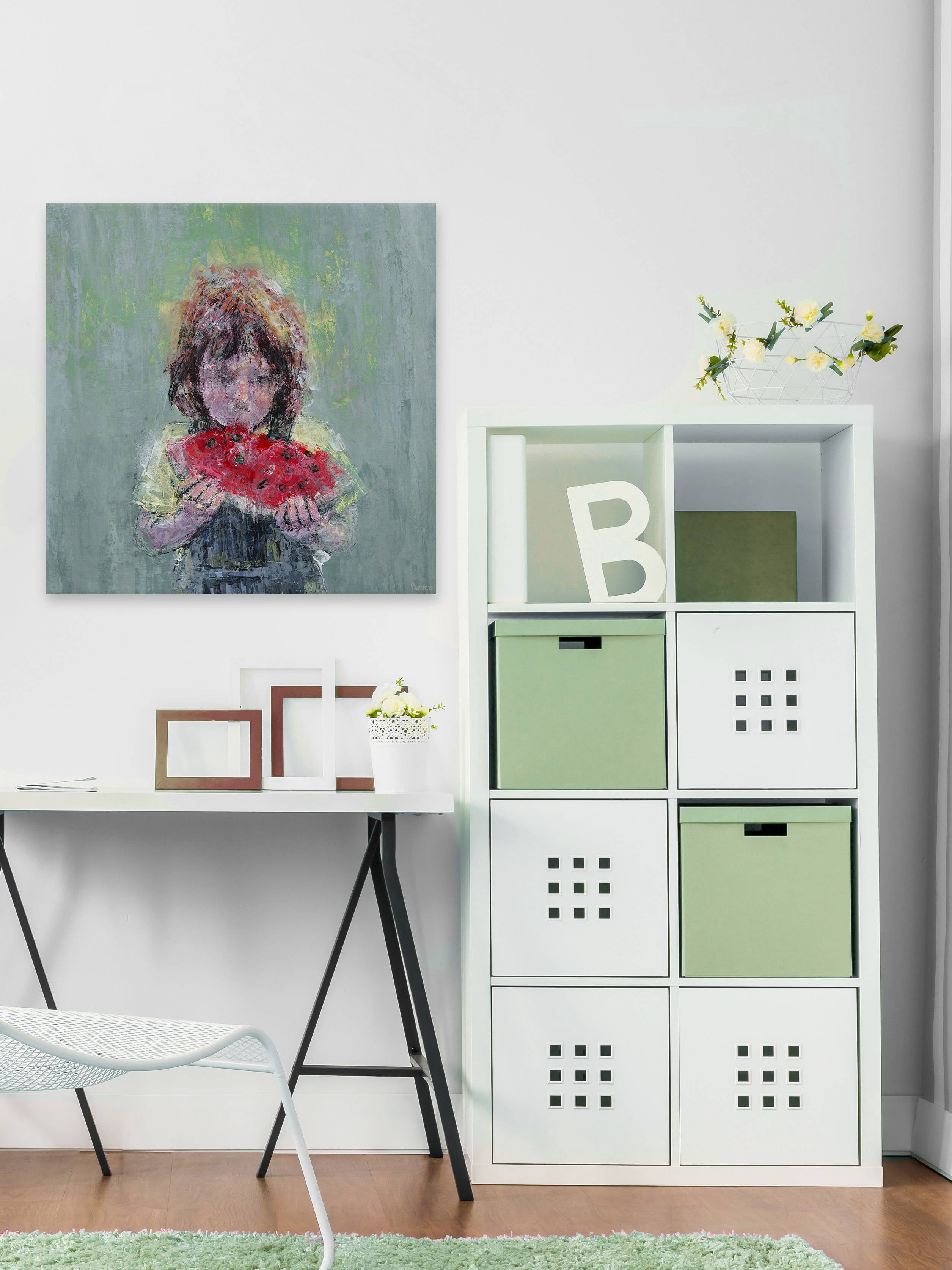 Parvez Taj Watermelon Love II Canvas Wall Art