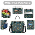 thumbnail image 2 of Pioneer Flower Floral Print Pattern Womens Lunch Box for Work,Insulated Large Lunch Bag,Leakproof Adult Lunch Bag for Work,Beach,Travel,Picnic,Camping, 2 of 6