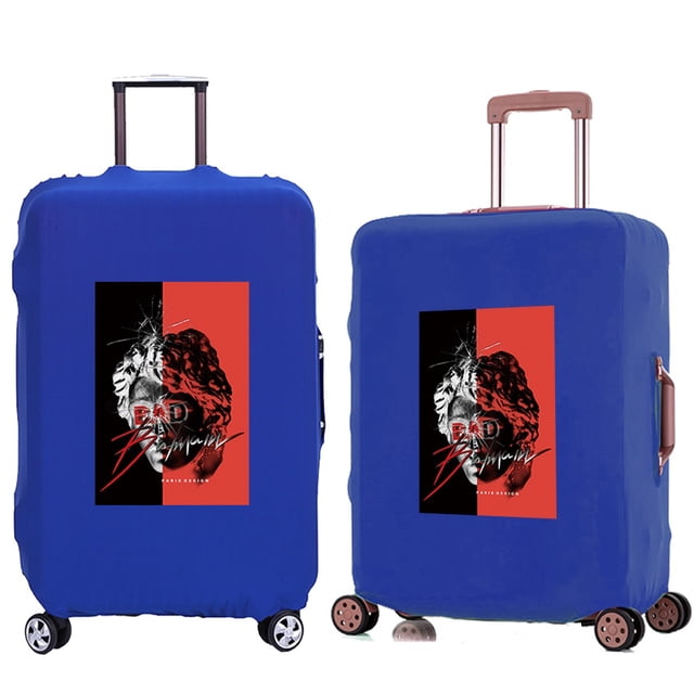 Luggage Cover Travel Suitcase Protective Cover for Trunk Case 18 '' -28 '' Foldable Elastic Suitcase Cover Sculpture Pattern 8sculpture017 M