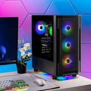Skytech Shadow Gaming PC Desktop AMD Ryzen 7 5700 NVIDIA GeForce RTX 5050 1TB NVMe SSD 16GB DDR4 SDRAM Windows 11