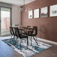thumbnail image 3 of Luxe Weavers Victoria Collection 9084 Turquoise 5x7 Abstract Area Rug, 3 of 10