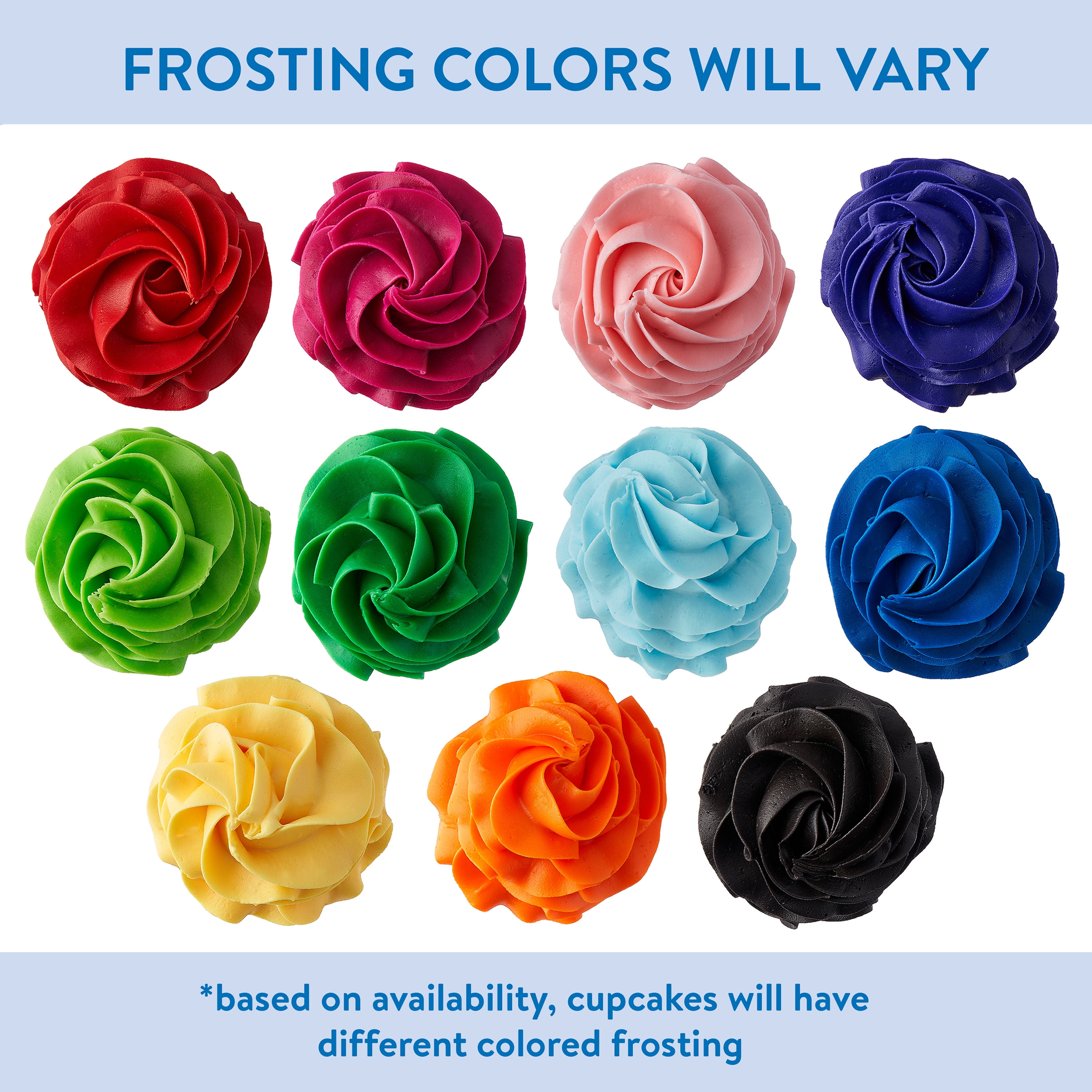 Freshness Guaranteed White and Chocolate Cupcakes, 10 oz, 6 Count, Colors Will Vary