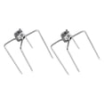 thumbnail image 4 of Milisten 2Set Grill Rotisserie Meat Forks Stainless Steel with Practical Features BBQ Events, 4 of 8